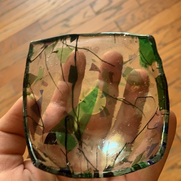 Handmade Decorative Glass Bowl - Picture 3 of 4